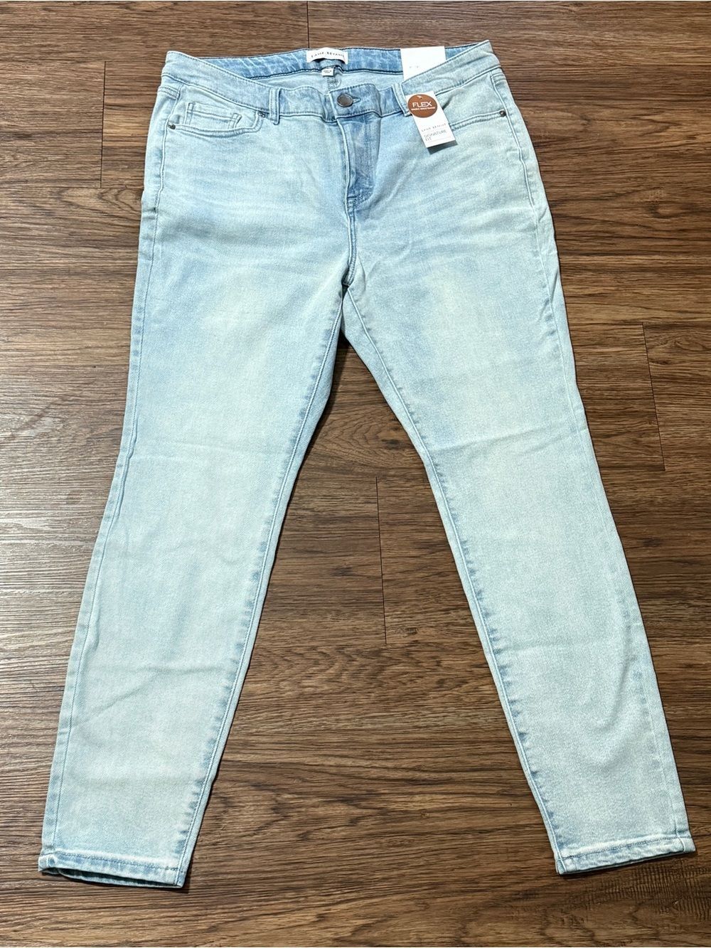 NWT Lane Bryant Signature Fit High Rise Skinny Jeans Light Blue Size 14